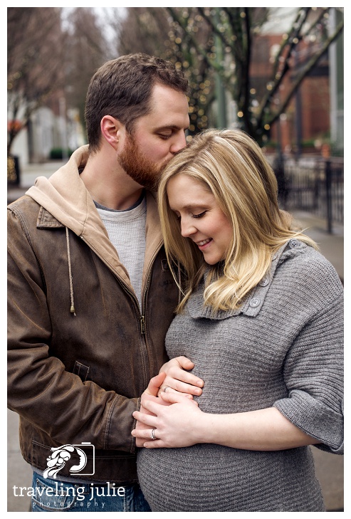 Downtown Portland Maternity Photography: Allison & Kyle