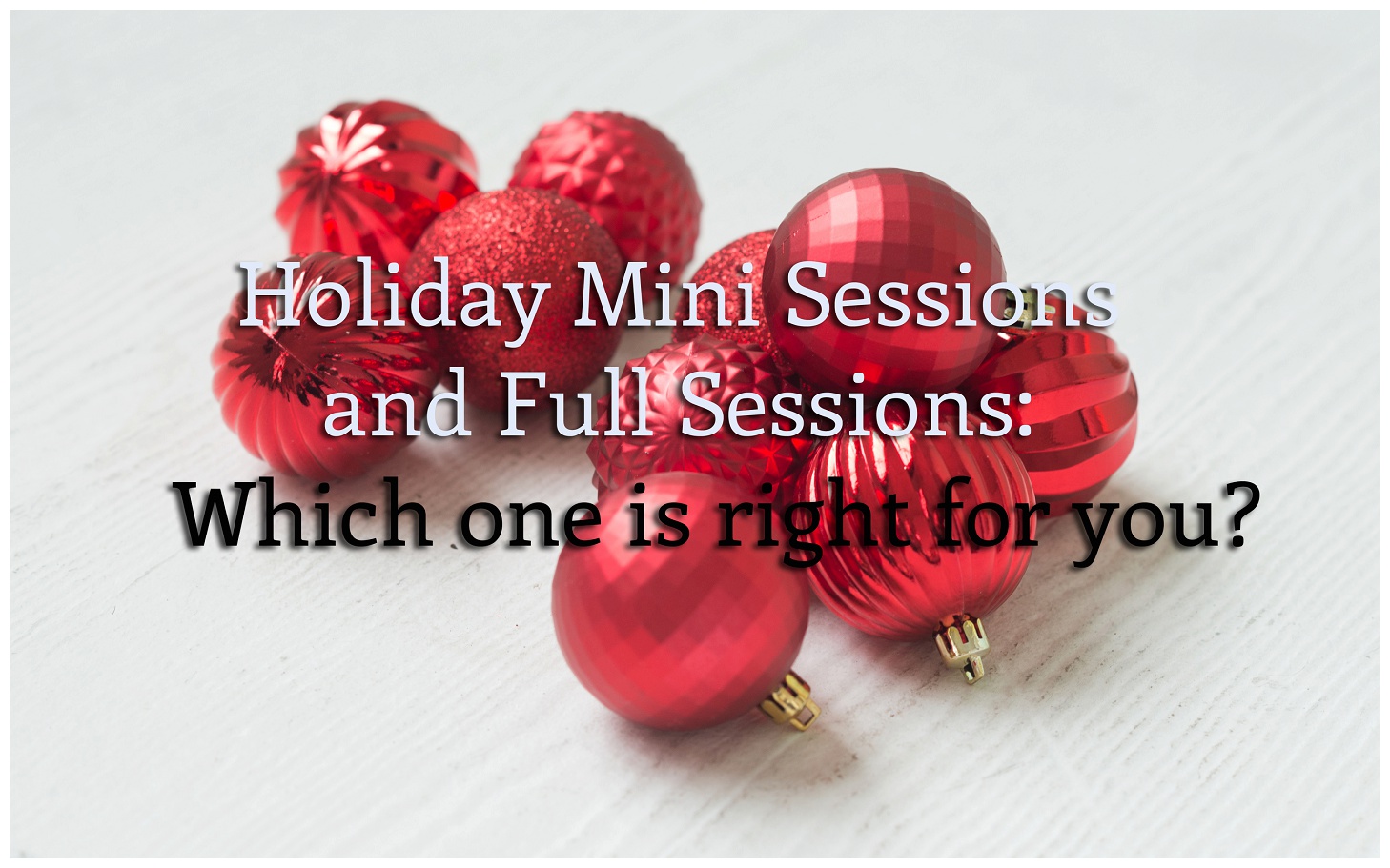 Holiday Minis Vs Full Sessions