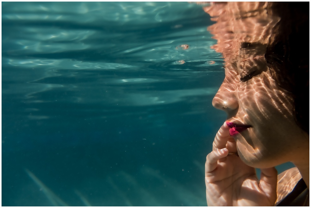 underwater pool portrait